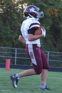 FHS JV1 Ftbl fvlFenske5 endzone 9-21-15